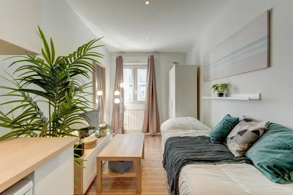 Investissement locatif Lyon 7 studio meublé